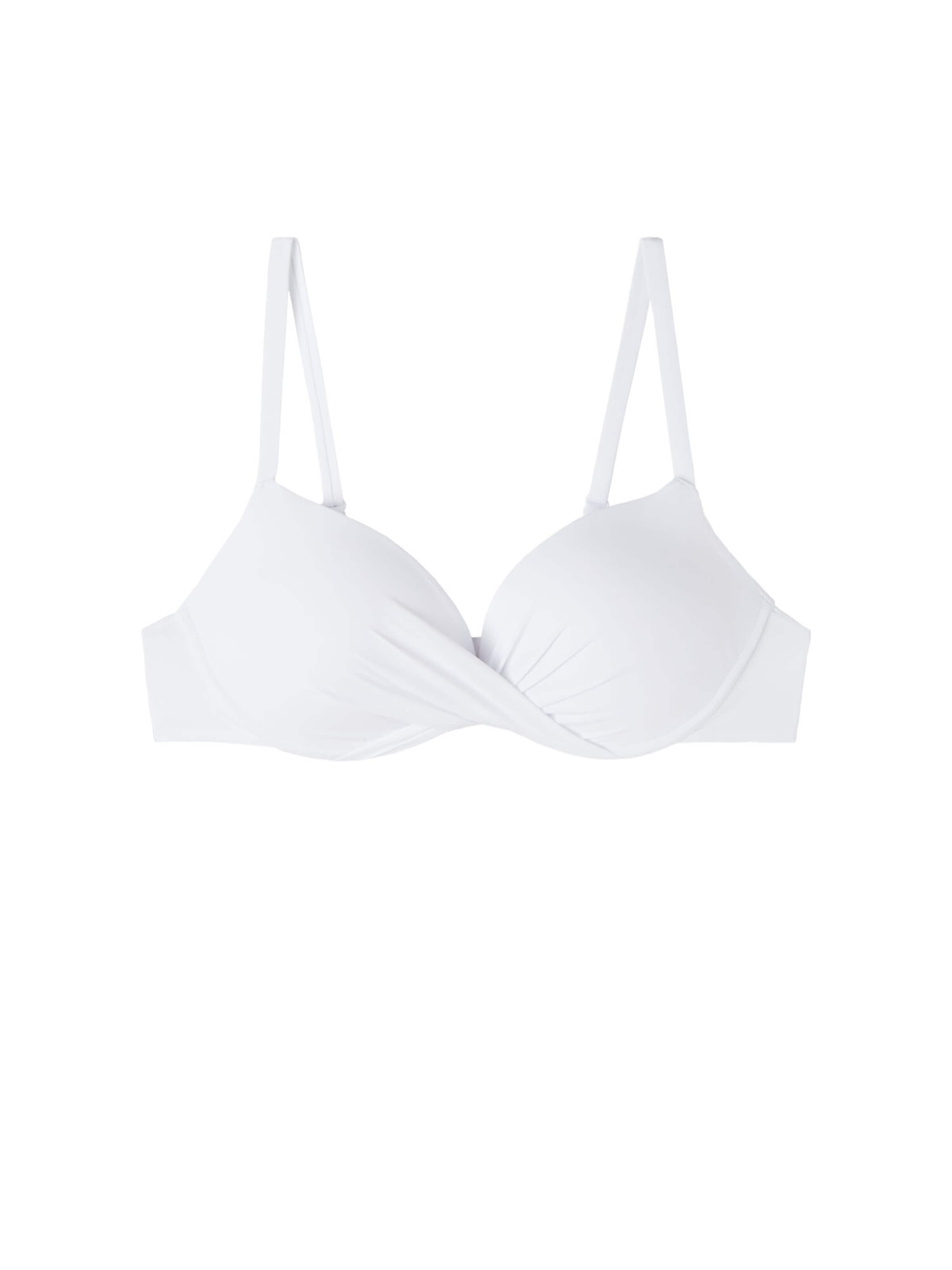 CALZEDONIA Bikini Top 'INDONESIA' in White: front
