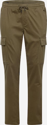 Pantalon cargo 'MARCO SANTIAGO' JACK & JONES en vert : devant