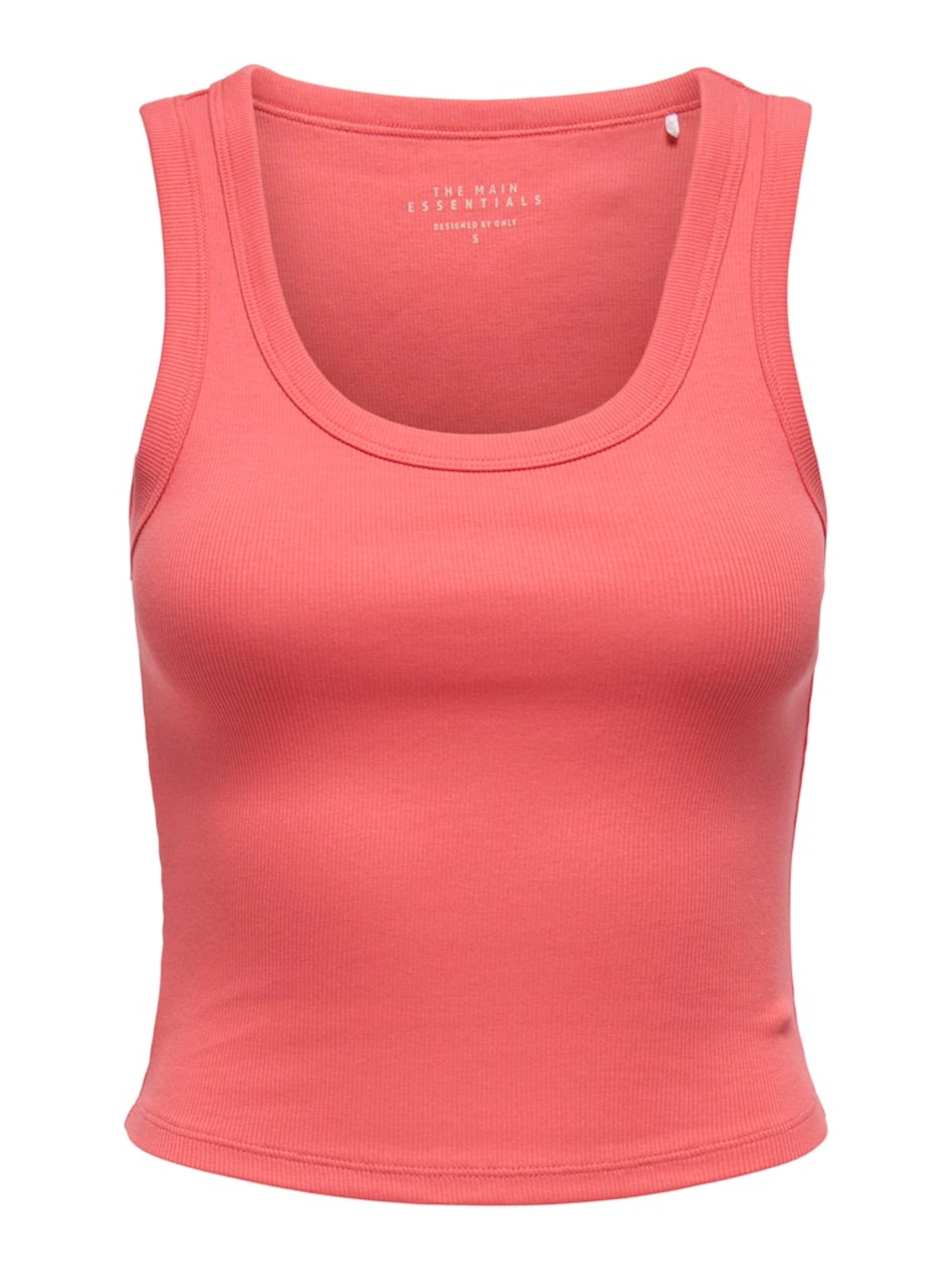 Haut 'ONLEASY' ONLY en rouge : devant