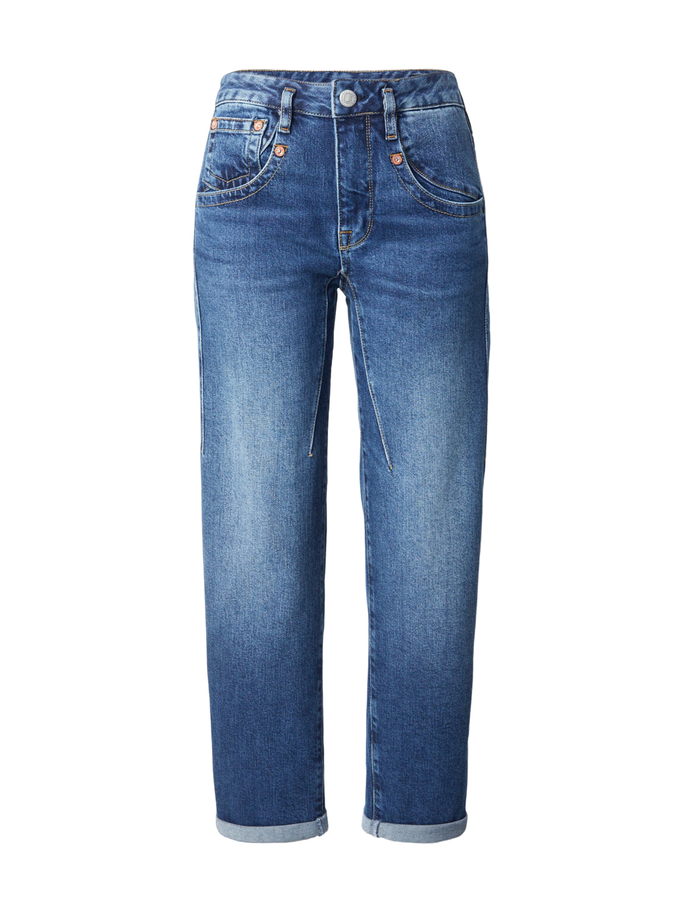 Herrlicher Tapered Jeans 'Shyra' in Blau: Vorderseite