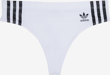 ADIDAS ORIGINALS Thong ' Wide Side ' in White: front