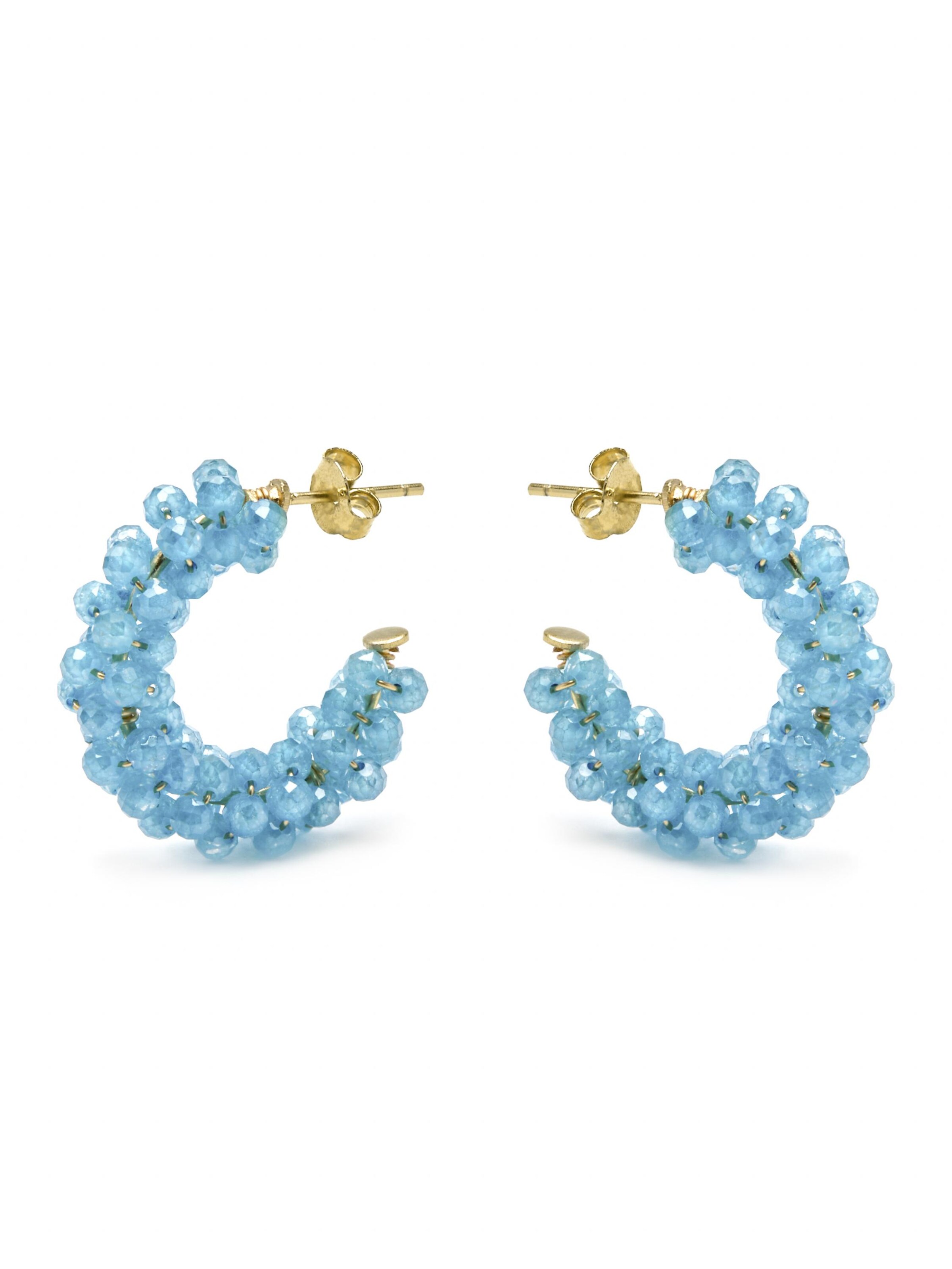 Luxenter - Pendientes 'Silka' en azul