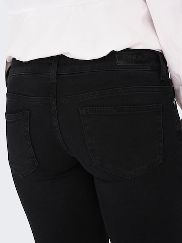 ONLY Skinny Jeans 'Coral' in Zwart