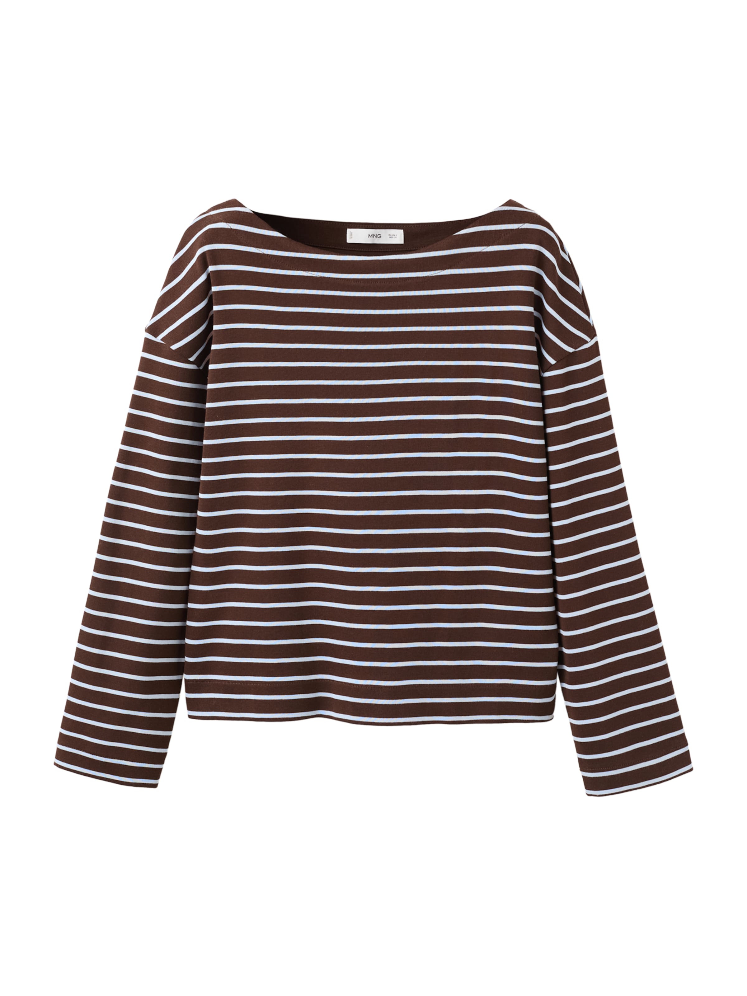 MANGO Sweatshirt 'TIMOTHEE' in Braun: Vorderseite