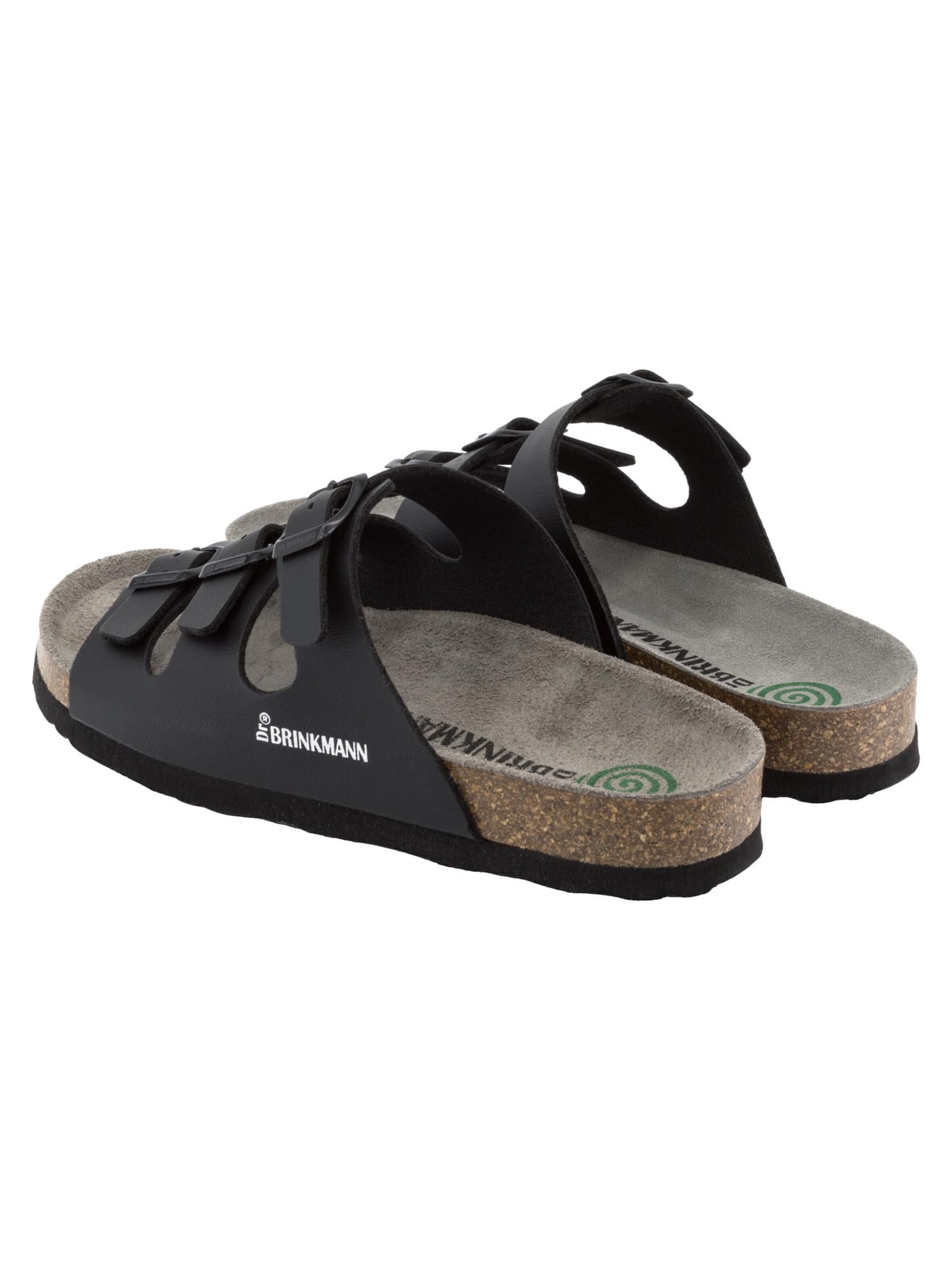 DR. BRINKMANN Pantolette 'Novelda'‌‌‌‌‌‌‌ in Schwarz