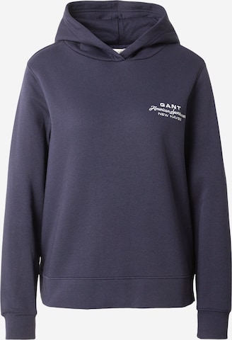 Sweat-shirt GANT en bleu : devant