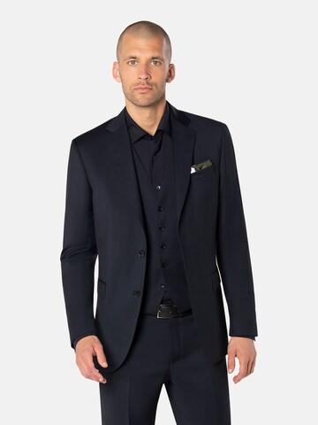 BENVENUTO Slim fit Suit 'Romeo Nero' in Blue