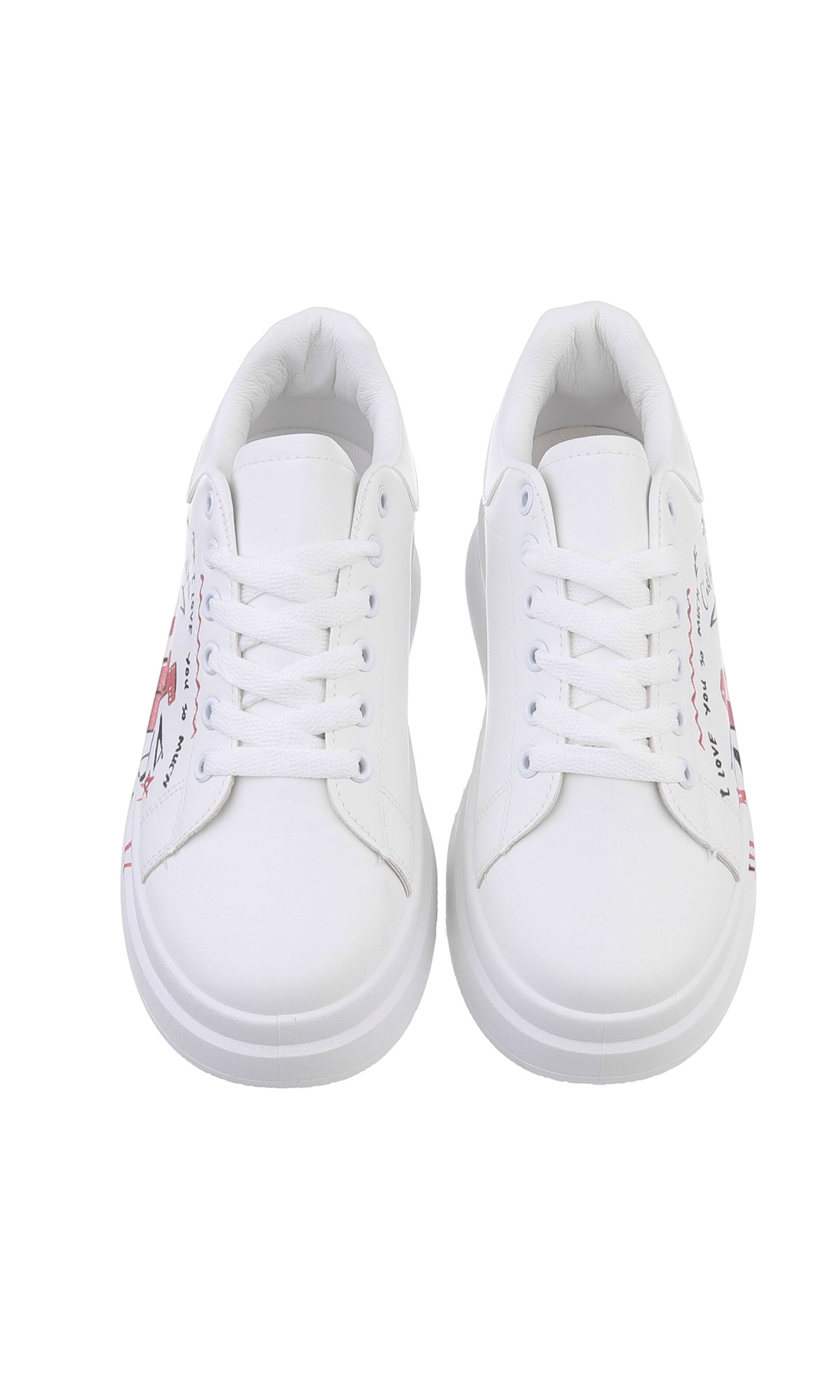 Ital-Design Sneaker in Weiß