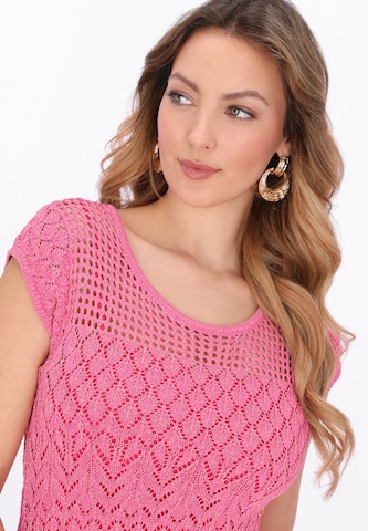 Robe 'Festive' faina en rose