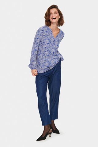 SAINT TROPEZ Blouse in Blauw