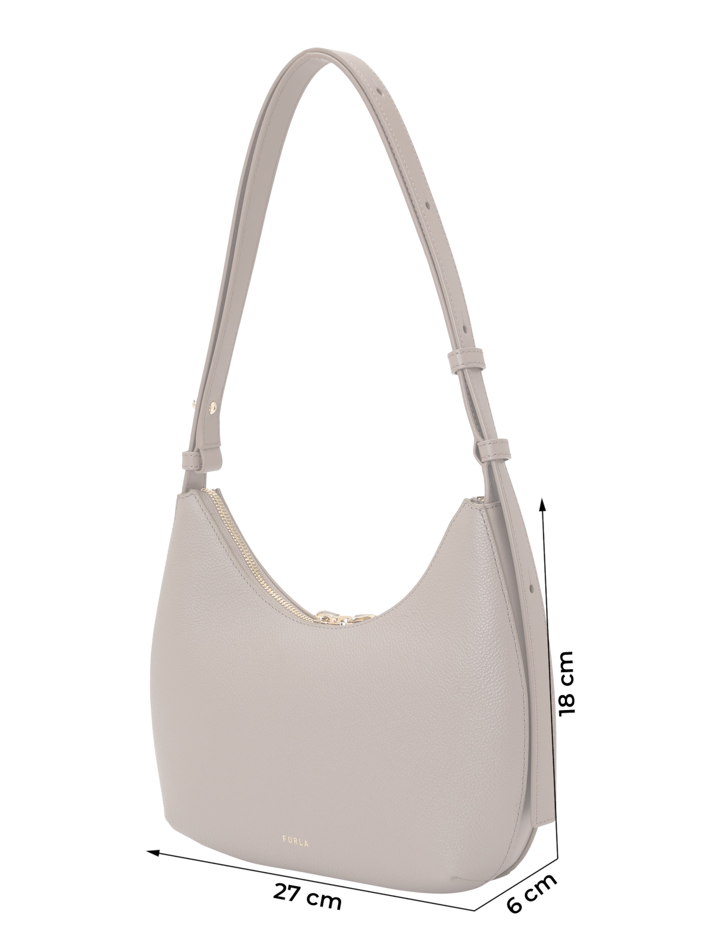FURLA Наплечная сумка 'Goccia' в Серый
