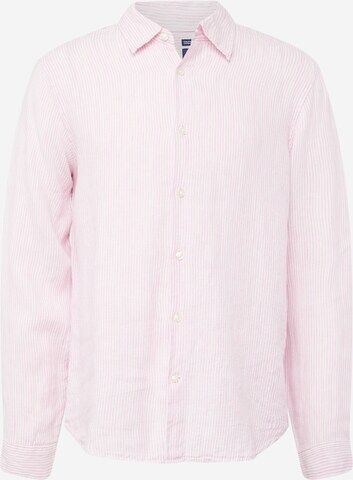 GAP Regular fit Button Up Shirt in Pink: front