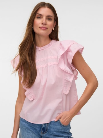 Camicia da donna 'VMElix' di VERO MODA in rosa: frontale