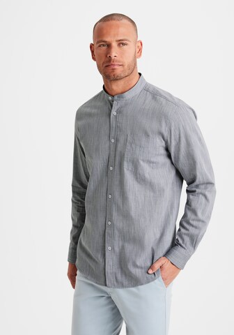 H.I.S Regular fit Business Shirt in Grey