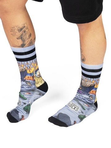 Chaussettes 'Thrashpals' American Socks en gris
