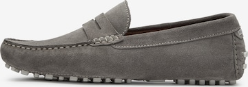 LOTTUSSE Moccasins 'Nautico' in Grey: front
