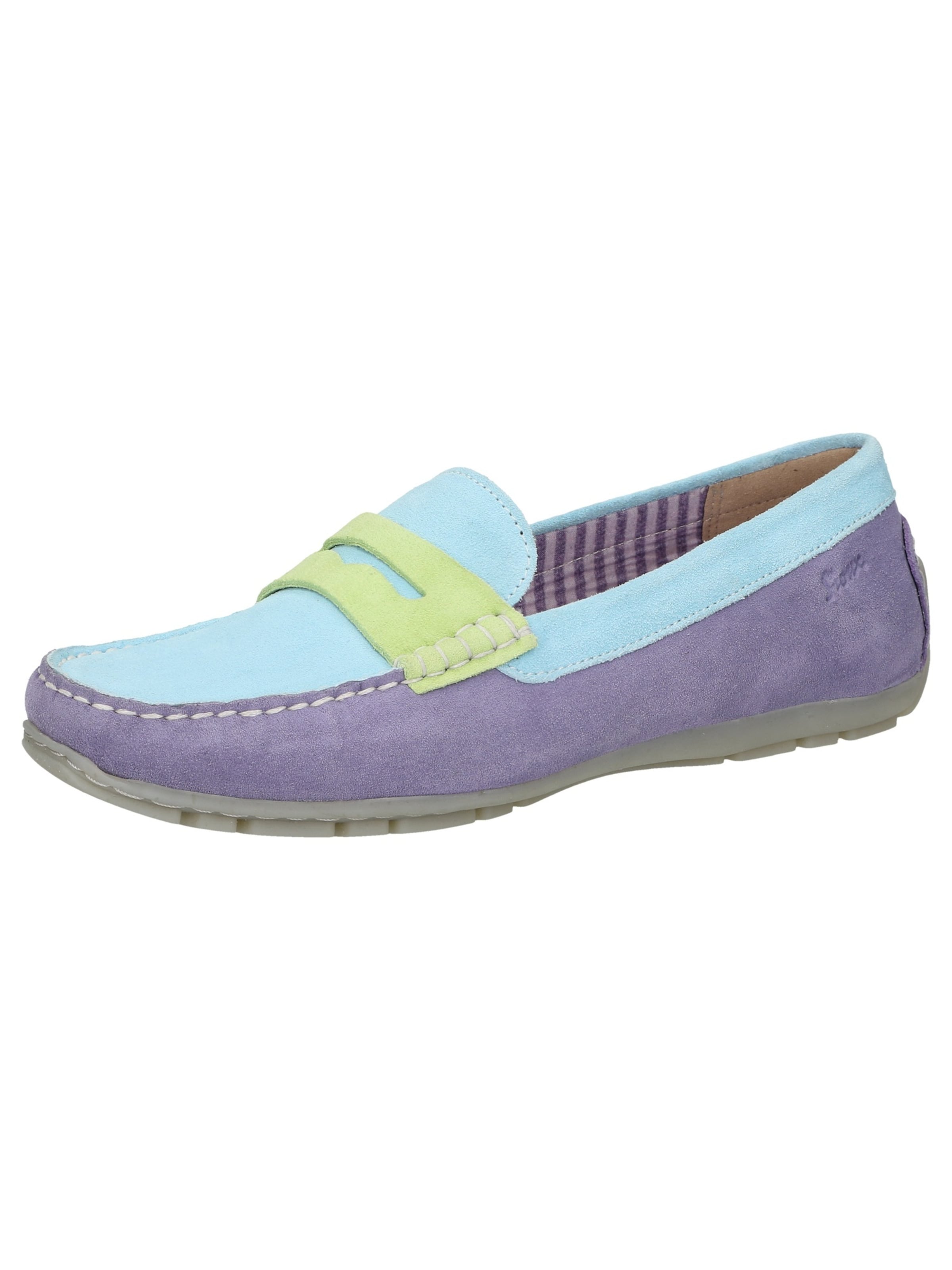 SIOUX Mokassin in Lila: Vorderseite