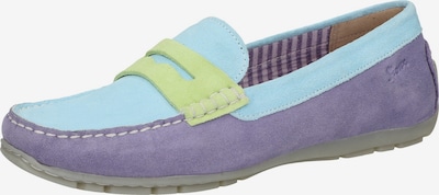 SIOUX Mokassin in blau / grün / lila, Produktansicht