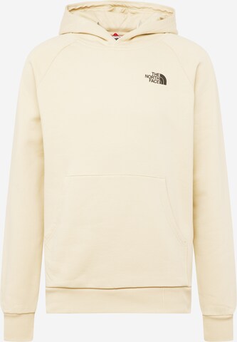 THE NORTH FACE Sweatshirt 'Red Box' in Beige: front