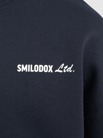 Smilodox Sweatshirt ' Liquid Brail ' in Blue