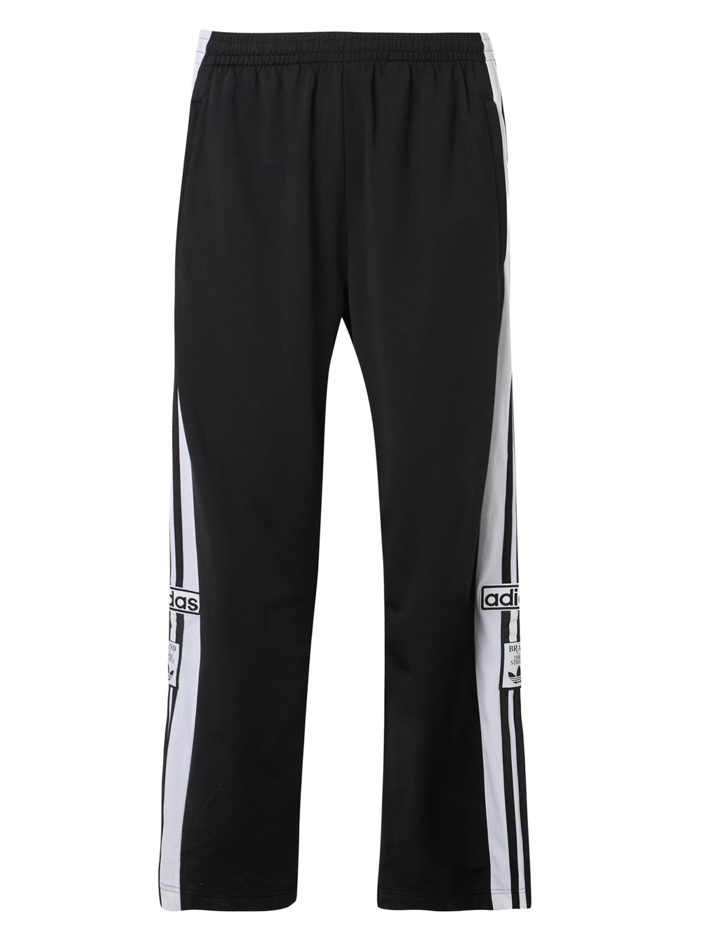 Pantalon 'ADIBREAK' ADIDAS ORIGINALS en noir : devant