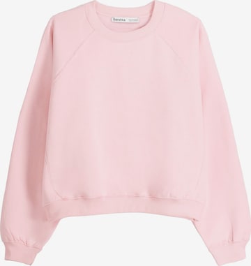 Bershka Sweatshirt in Pink: predná strana