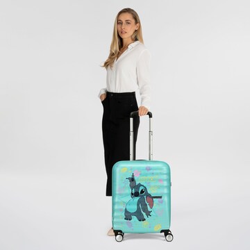 Trolley 'Wavebreaker Disney' di American Tourister in blu