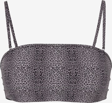 PIECES Bikini Top 'PCBAOMI' in Black: front