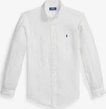 Coupe regular Chemise Polo Ralph Lauren en blanc : devant