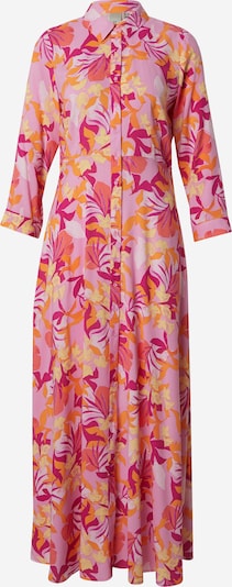 Y.A.S Kleid 'SAVANNA' in zitronengelb / helllila / orange / pink, Produktansicht