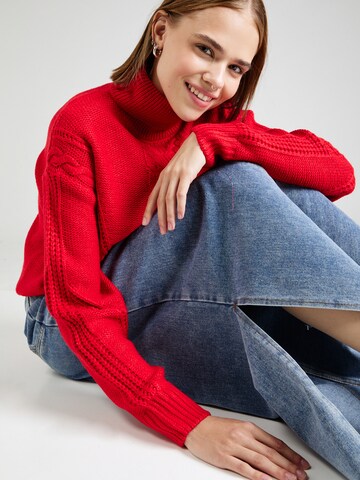 b.young Sweater 'OTINKA' in Red