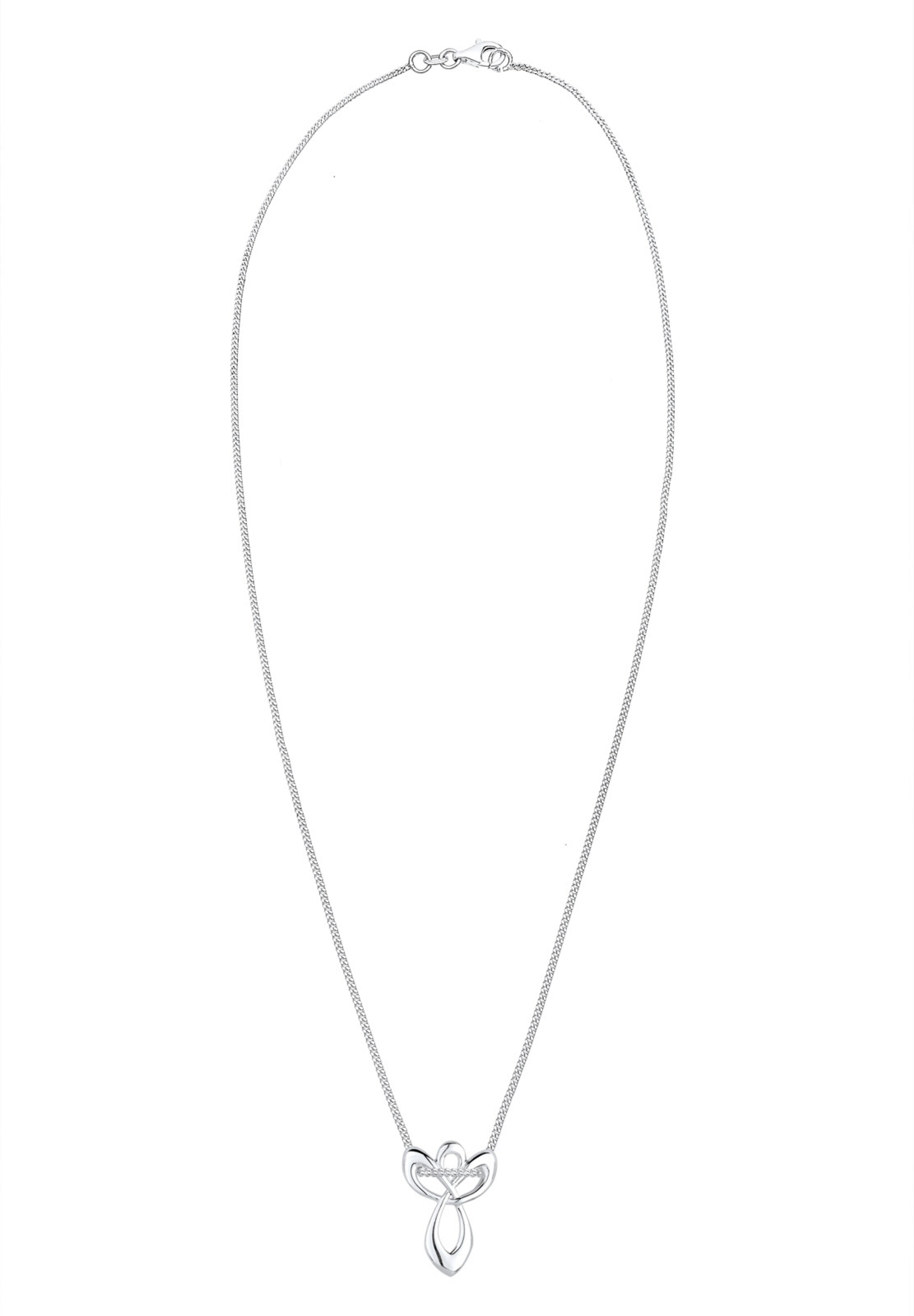 ELLI Kette 'Engel, Infinity' in Silber: Vorderseite