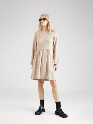 JDY Knitted dress 'ANDREA' in Brown
