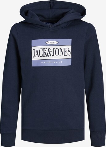 Sweat Jack & Jones Junior en bleu : devant