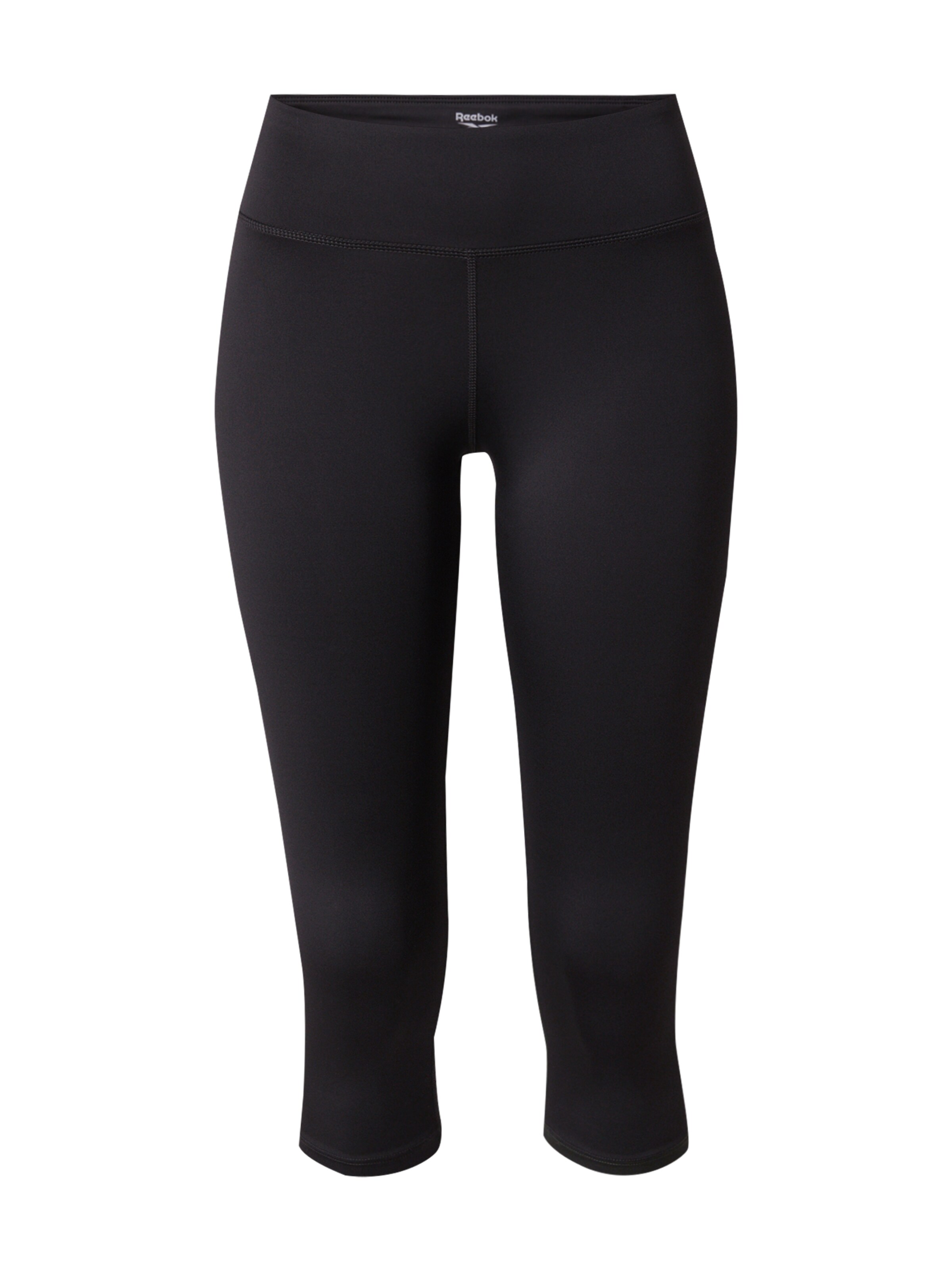 Reebok Normální Sportovní kalhoty – černá: přední strana