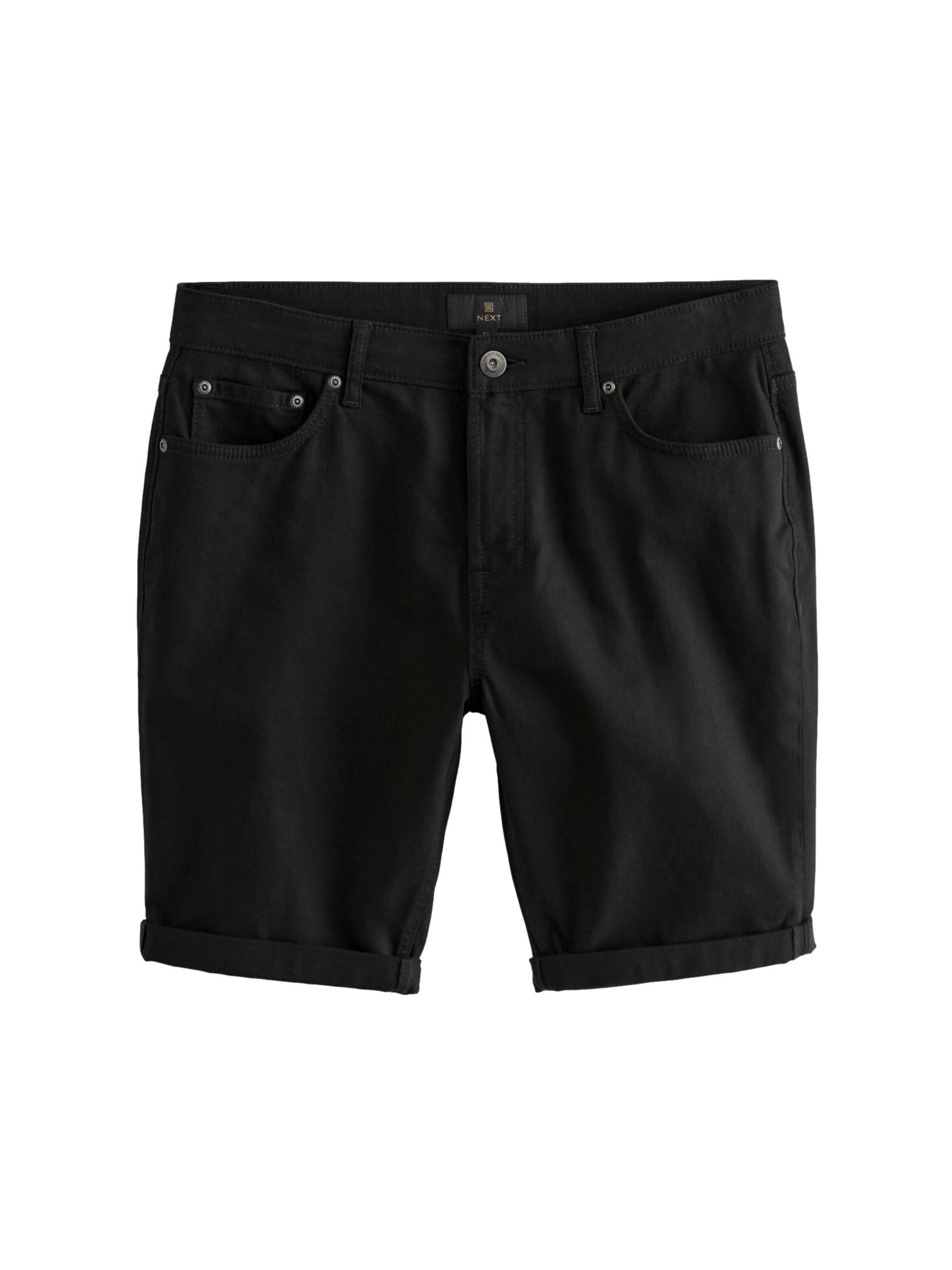 Next Úzky strih Chino nohavice - Čierna: predná strana