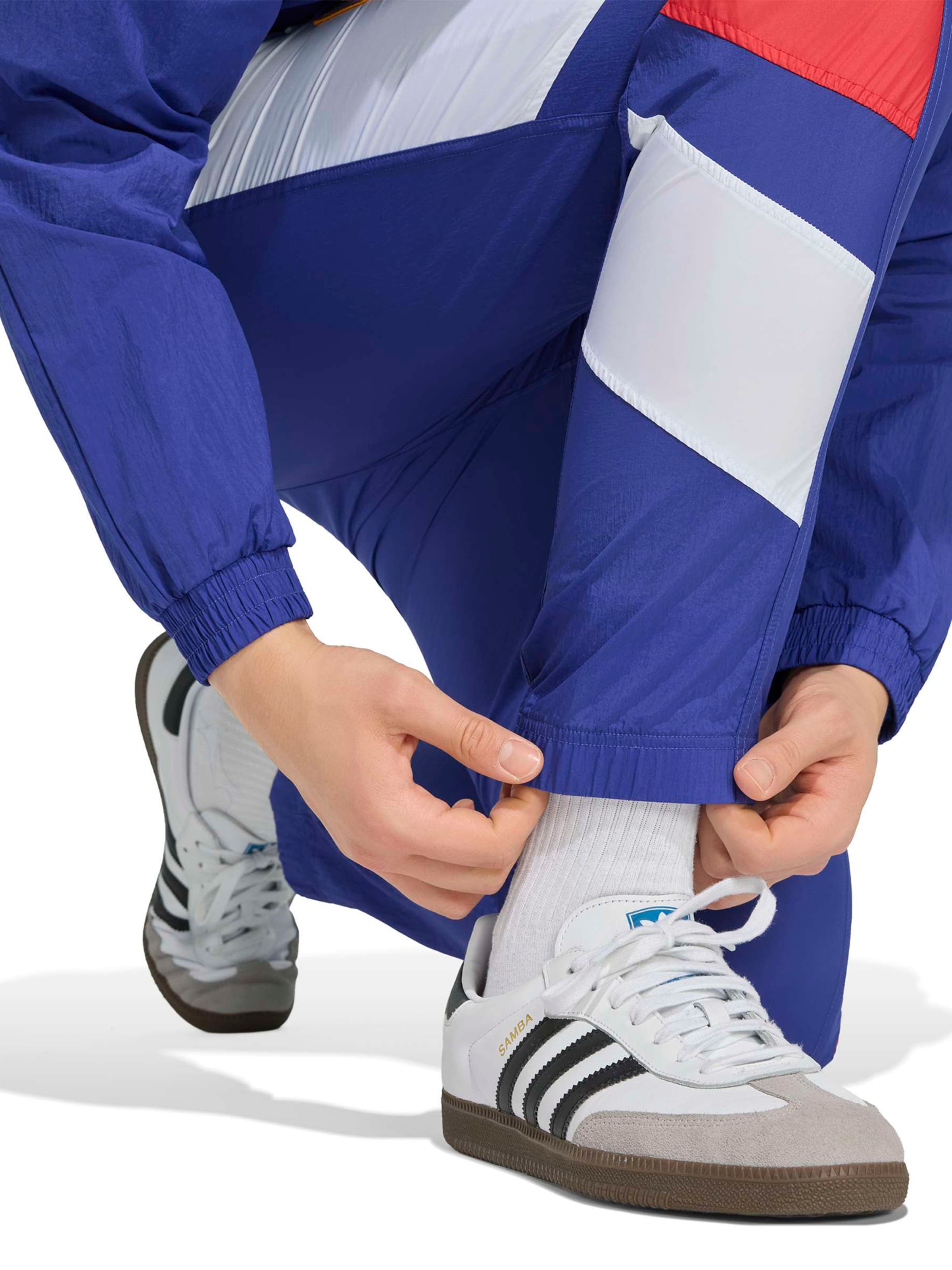Tapered Pantaloni sportivi 'JFA EQT' di ADIDAS PERFORMANCE in blu