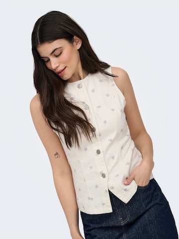 ONLY Vest 'ONLNAOMI' in Beige