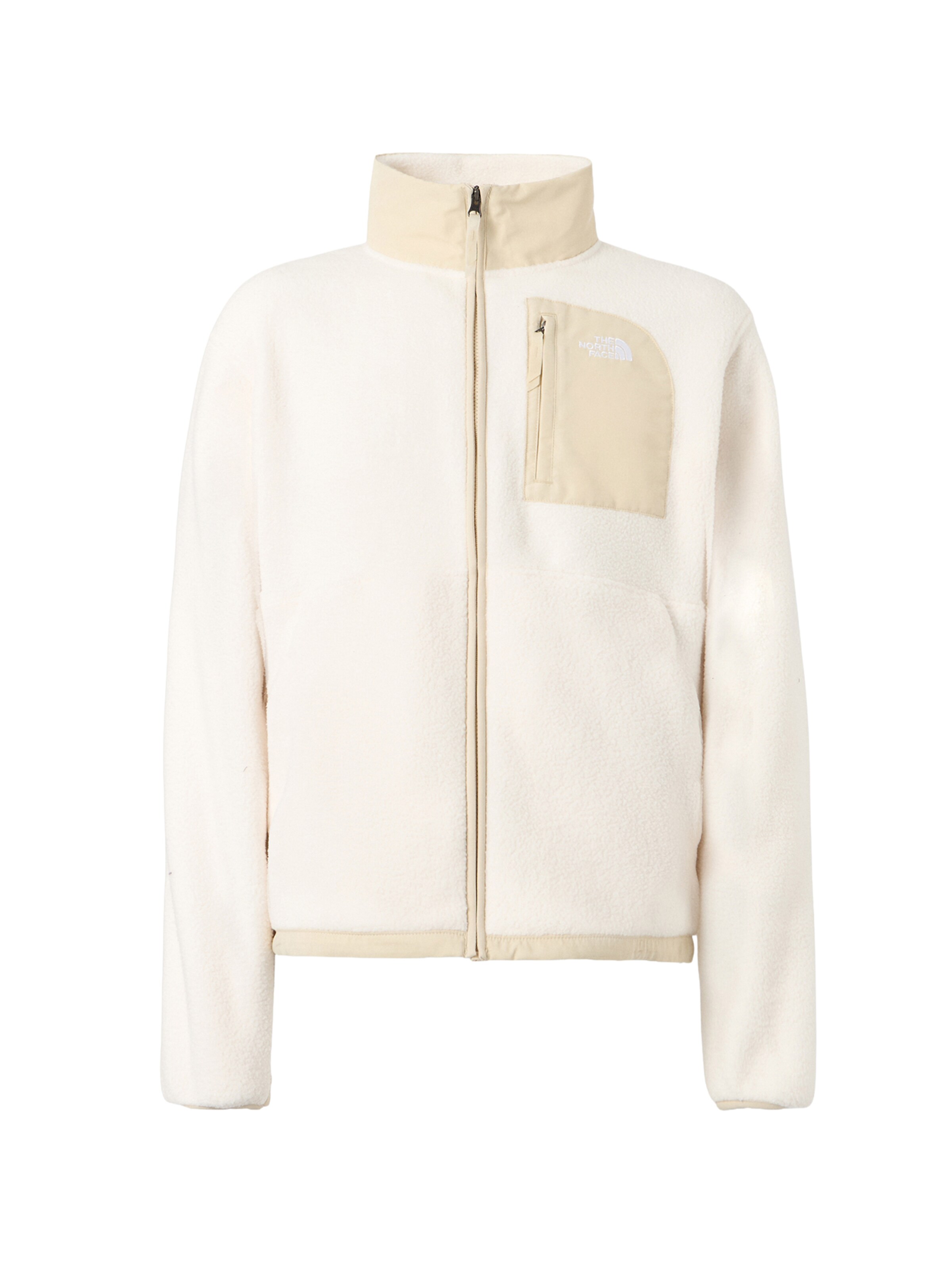 THE NORTH FACE Flisová bunda 'Yumiori Off Peak' - Biela: predná strana