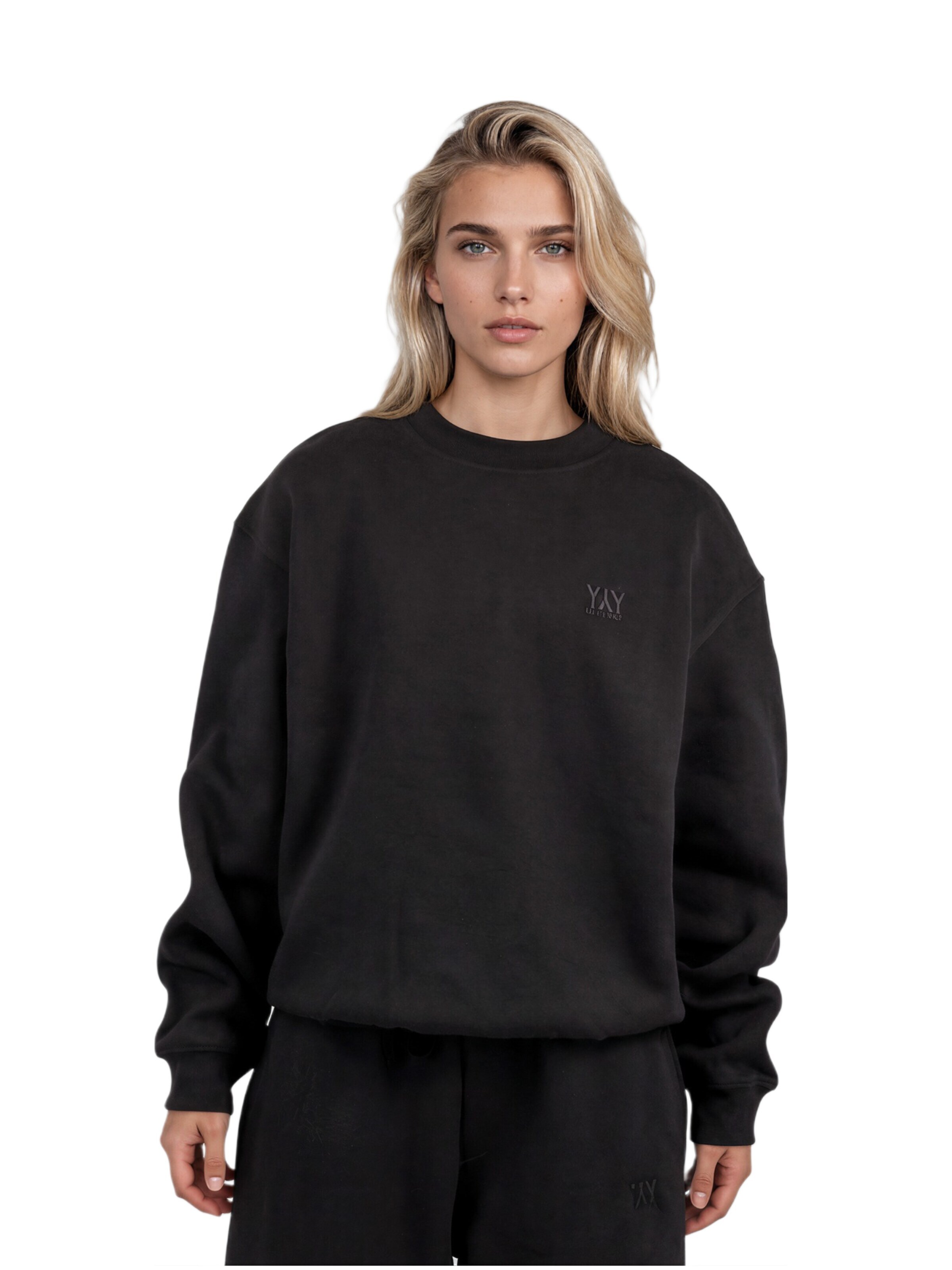 HEFTYKA Sweatshirt in Black