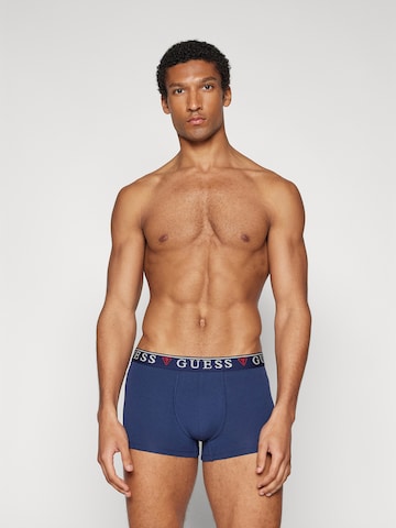 Boxers 'BRIAN' GUESS en bleu : devant