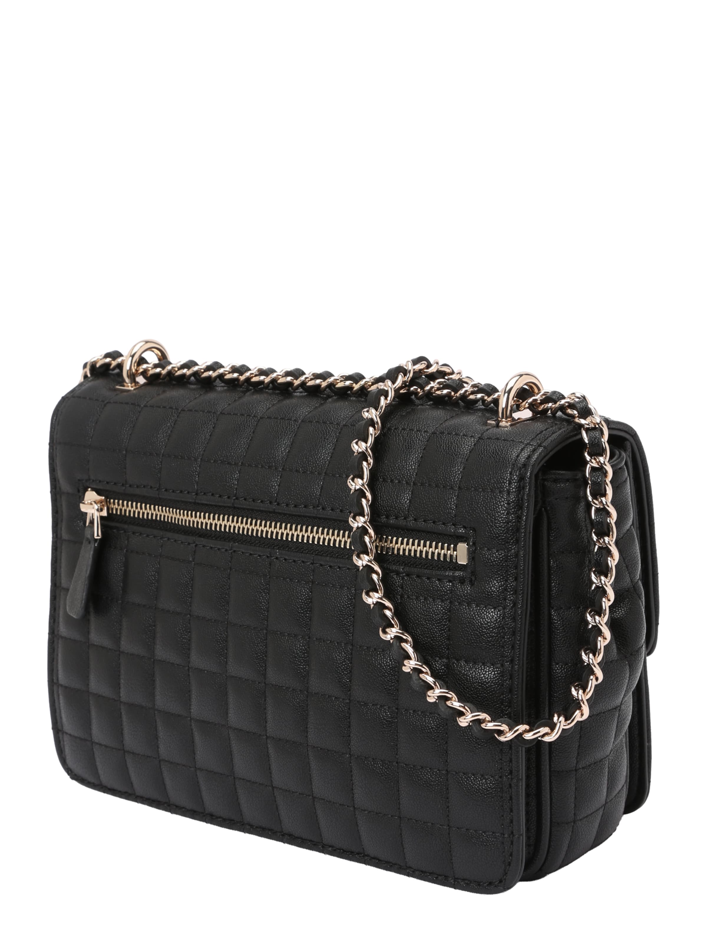 GUESS Axelremsväska 'NADIRA CONVERTIBLE XBODY FLAP' i svart