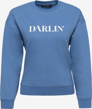 FRESHLIONS Sweatshirt ' DARLIN ' in Blauw: voorkant