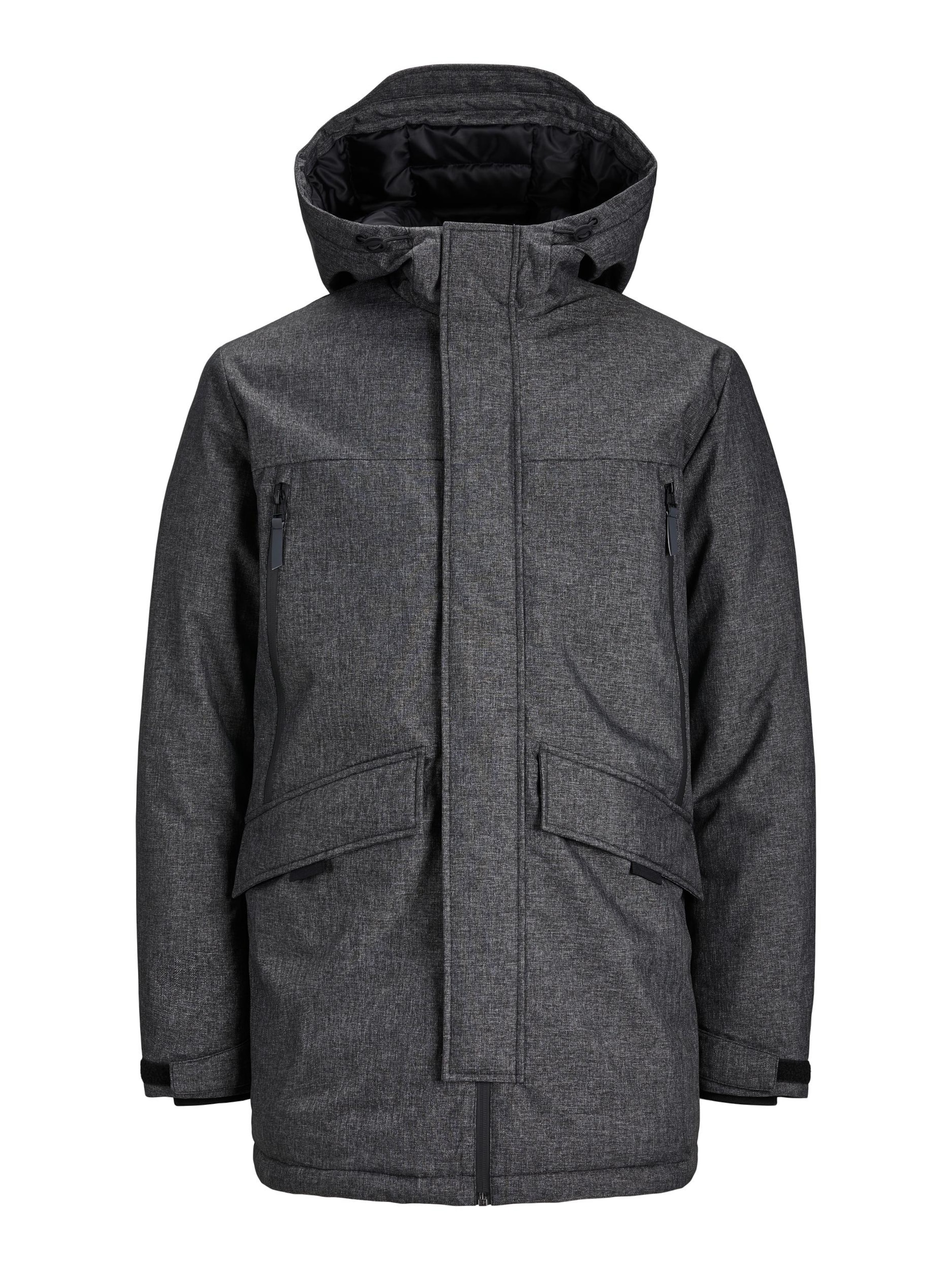 Parka d’hiver 'JCOBlack' JACK & JONES en noir : devant