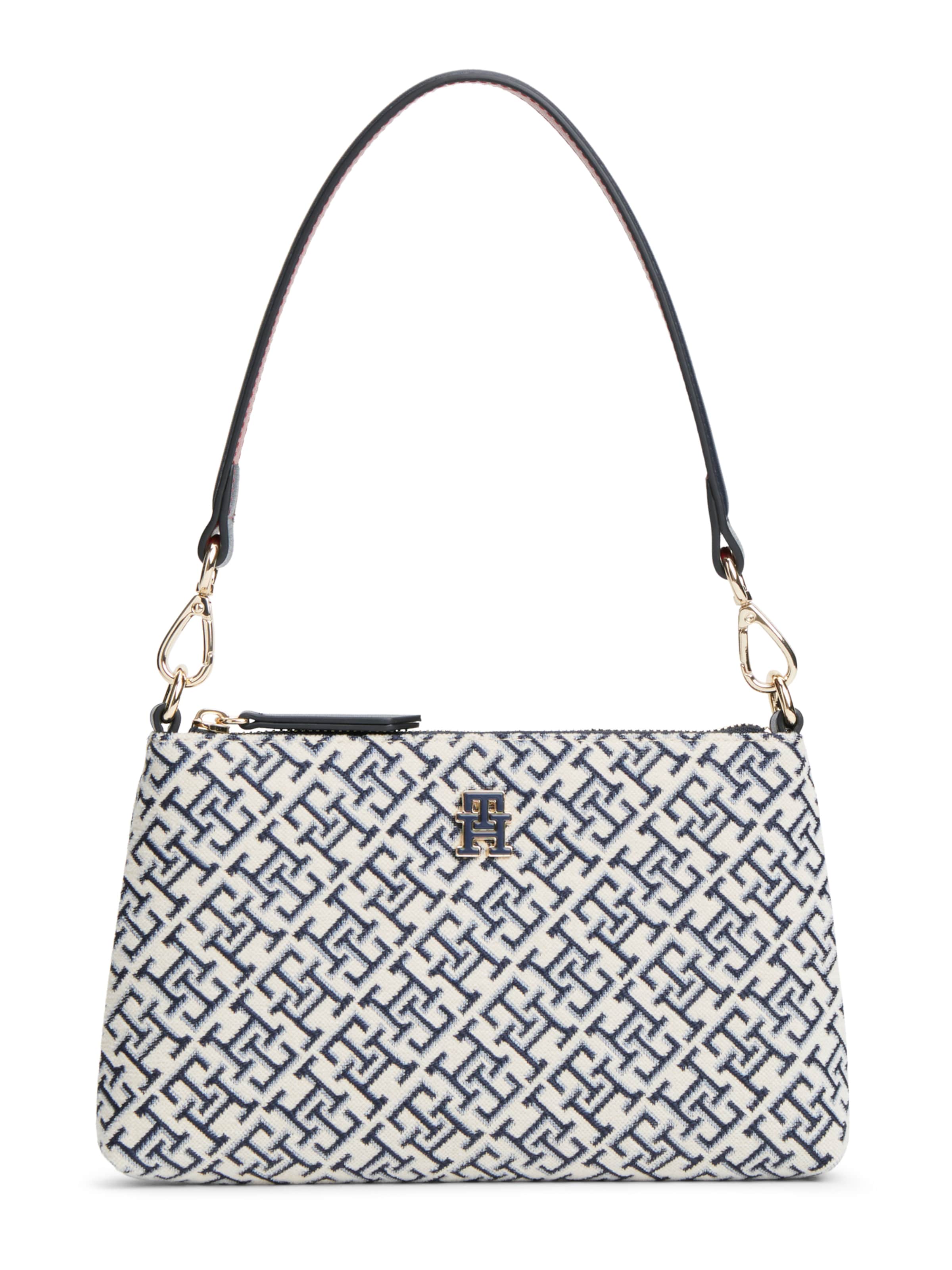 Borsa a spalla di TOMMY HILFIGER in blu: frontale