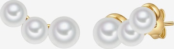 Valero Pearls Earrings in White: front