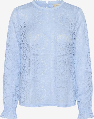 Cream Blouse 'Tiley' in Blue: front
