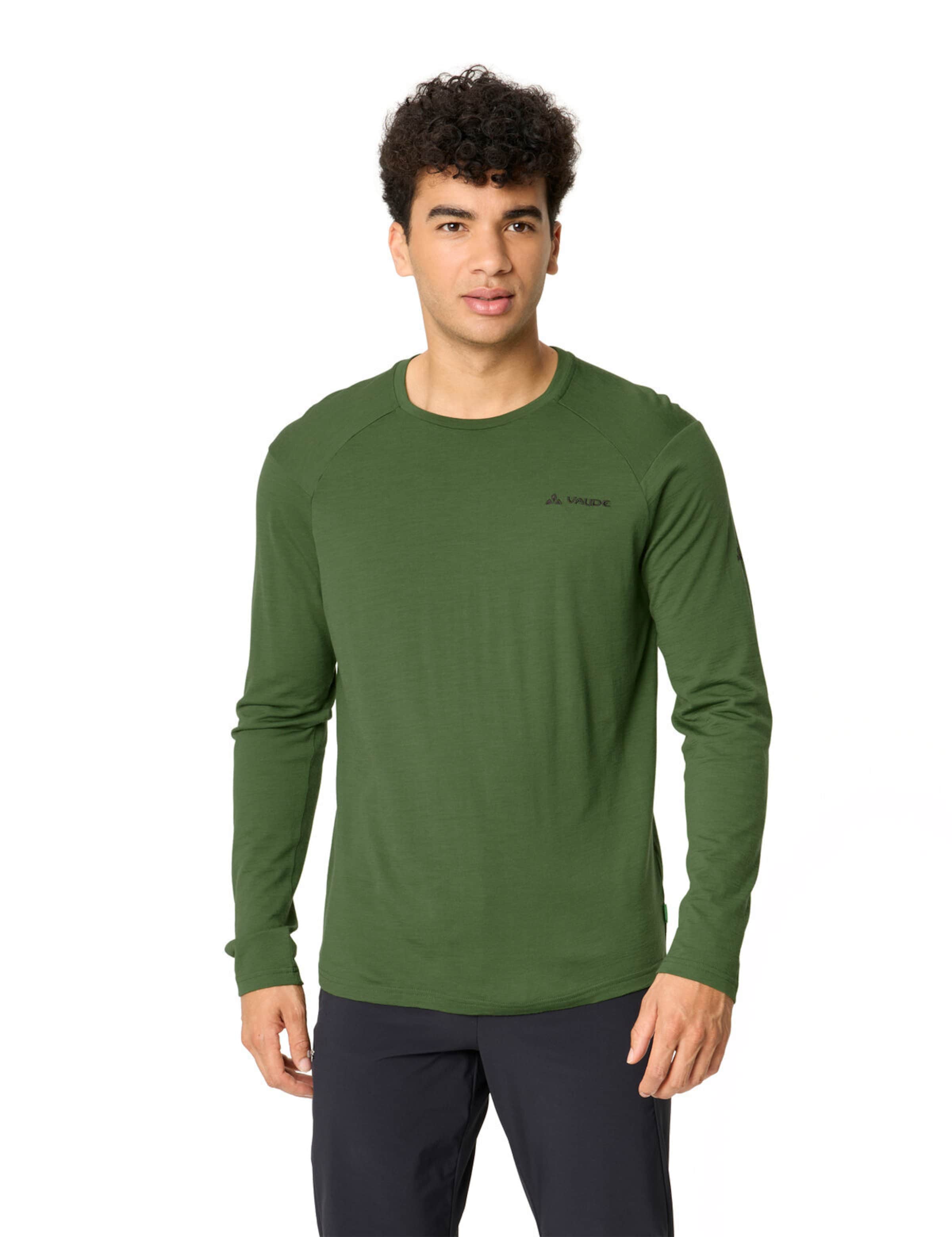 VAUDE Functioneel shirt 'Essential' in Groen: voorkant