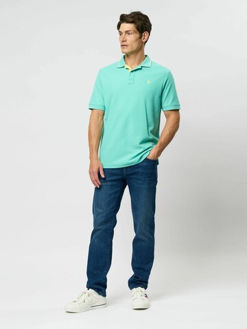 U.S. POLO ASSN. Regular fit Shirt 'Noah' in Blauw