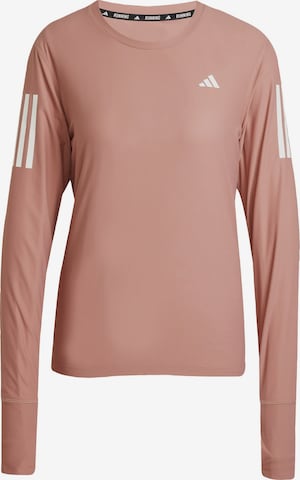 ADIDAS PERFORMANCE Функционална тениска 'Own The Run' в розово: отпред